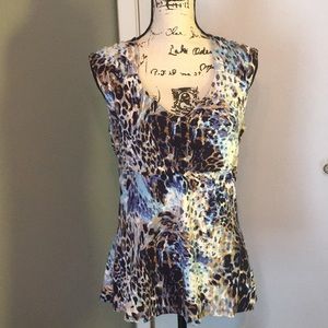 Boston Proper Leopard Print Tank Top